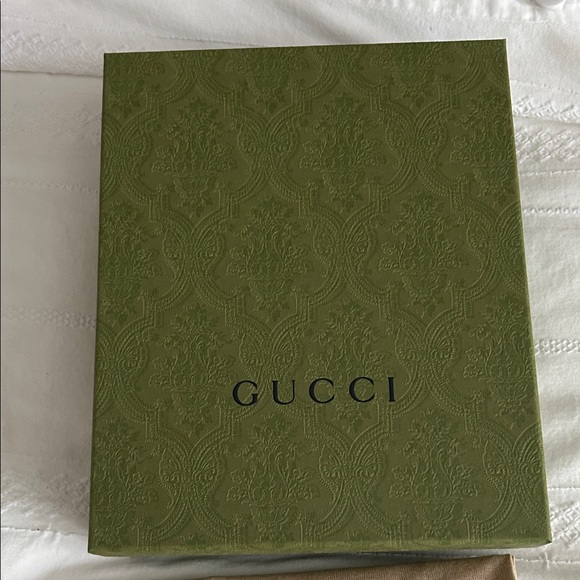 Gucci GG Jacquard Denim Mini Shoulder Bag OPHIDIA Navy  NWT - Picture 4 of 15